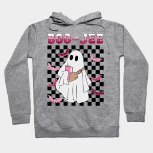 Spooky Season Cute Ghost Halloween Costume Boujee Boo-Jee Hoodie